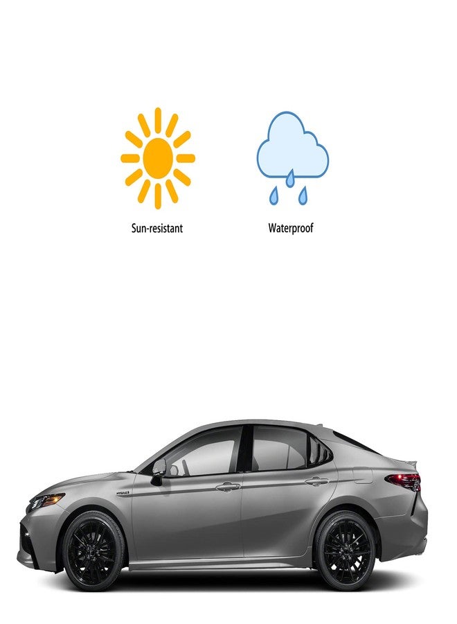 سي كيه إي ملحقات CKE متوافقة مع تويوتا كامري 2024، 2023، 2022، 2021، 2020، 2019، 2018 (لا تناسب موديلات 2025 وما بعدها) - أغطية فتحات تهوية جانبية خلفية للسيارة الرياضية - أسود لامع - Image 4